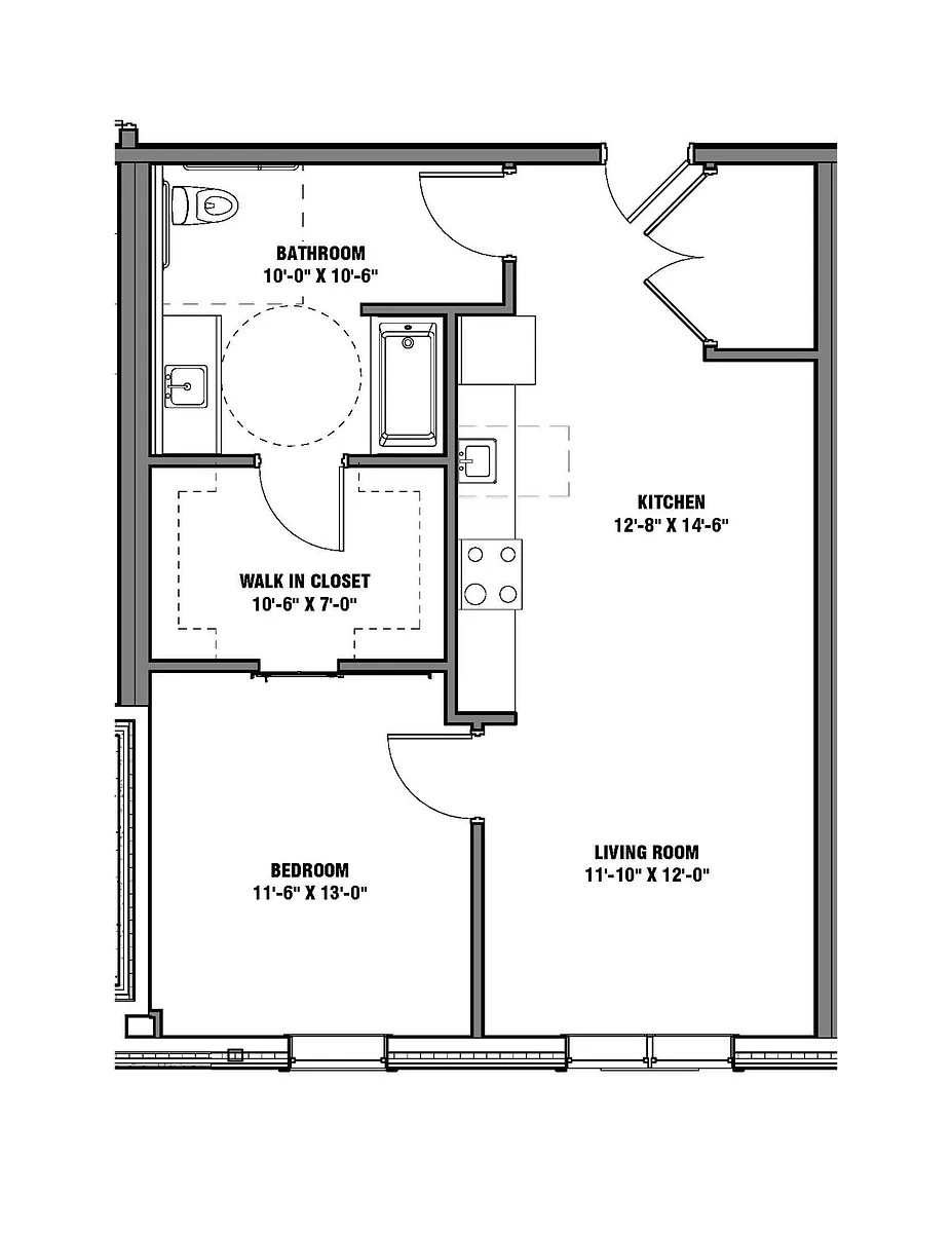 Floor plan A1 1X1