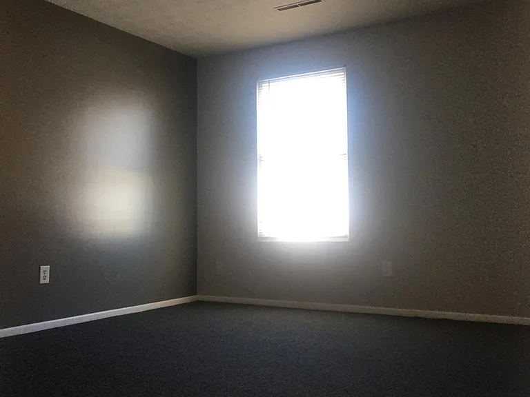 Master bedroom has an accent wall!