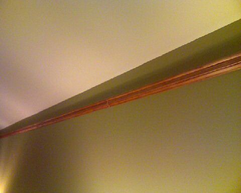 Picture rail in great room