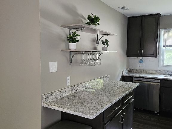 Kitchen work island.