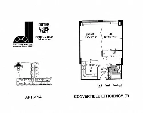 Floor plan Tier 14