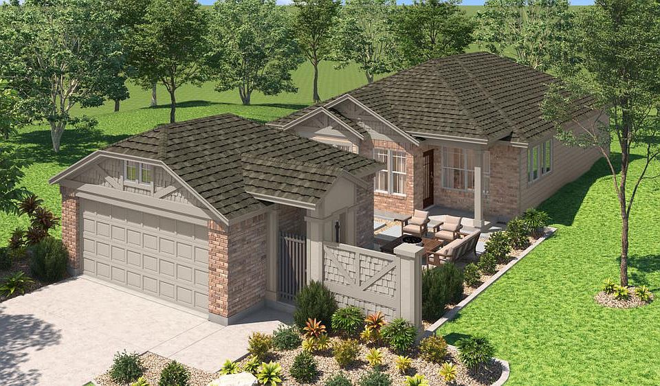 Elevation A with Garage B