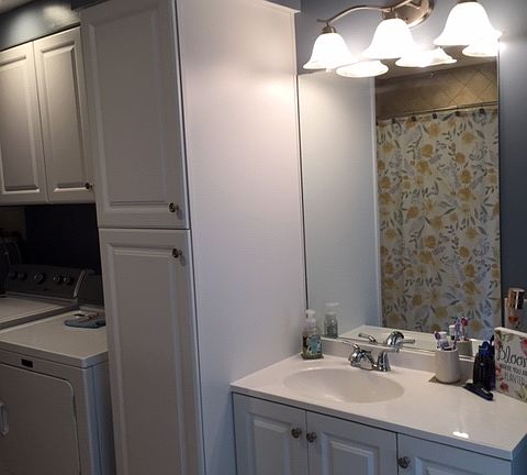 Second  floor bathroom