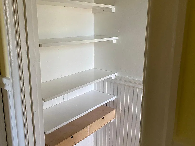 Walk in pantry/closet off hallway off kitchen (on way to laundry room)