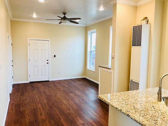 View of main living area from bathroom