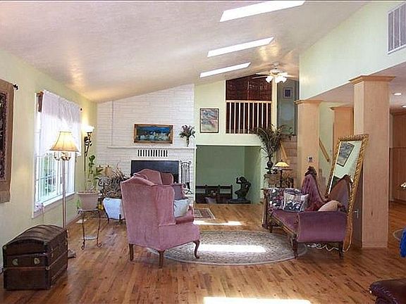 Partial view of living room when it was furnished.