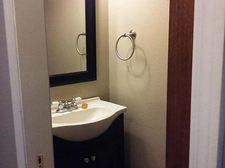 Downstairs bath.