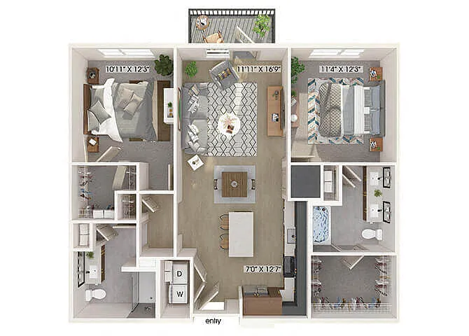 Floor plan B1