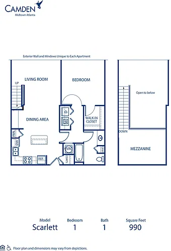 Floor plan Scarlett