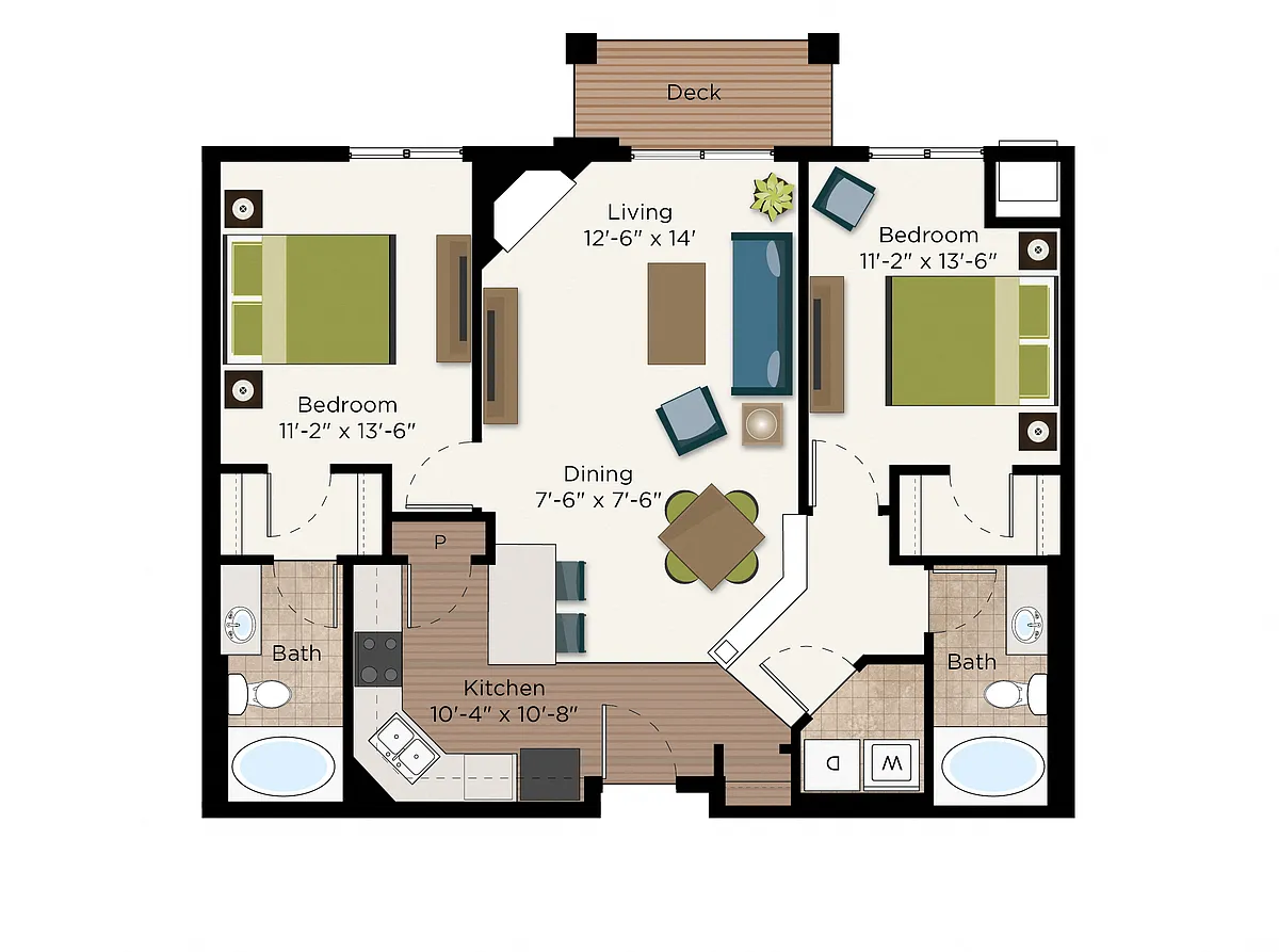 Floor plan The Graham