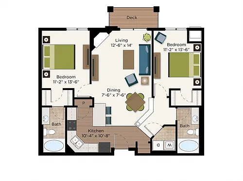 Floor plan The Graham