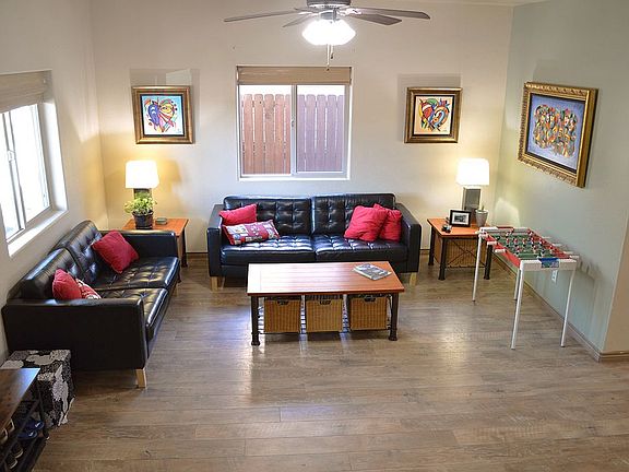 Features an open concept