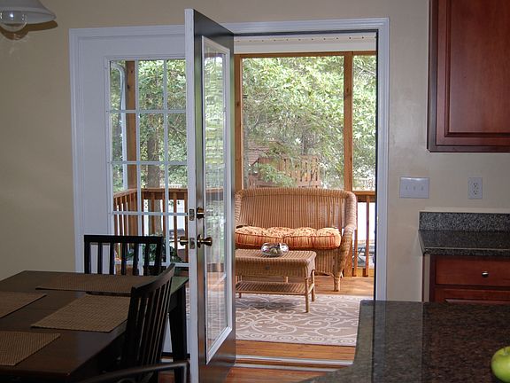 Kitchen to Screened Porch
