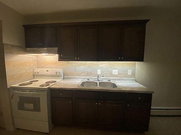 Hood range lighting over range & LED lighting under cabinets.
