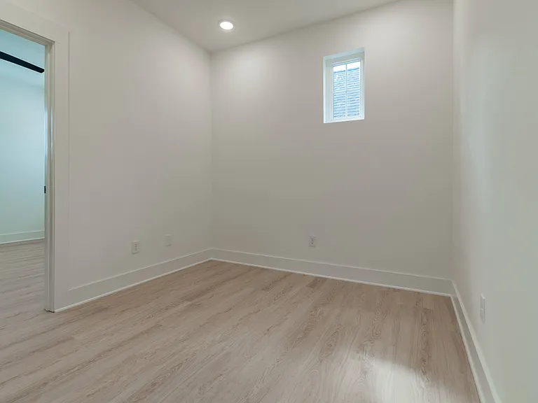 Bedroom on second floor with one large closet.