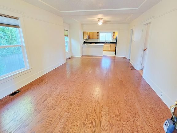 Beautiful hardwood floors and open concept living room