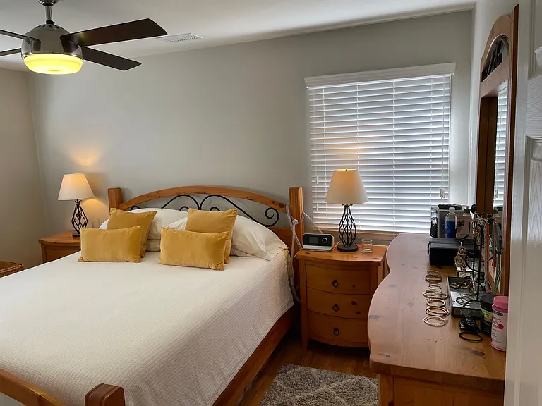 Primary suite with attached ensuite