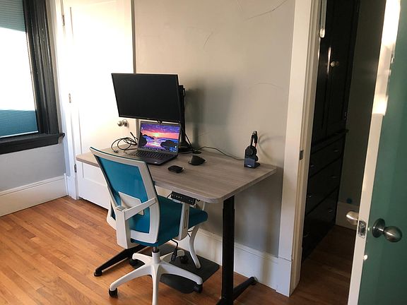 Home office space (monitor/accessories not included, different desk)