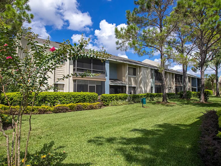 You will be welcomed home with freshly painted buildings and lush landscaping.