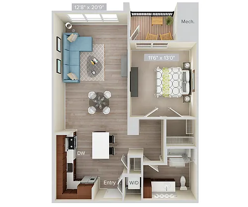 Floor plan a6-794-upgrade-wd