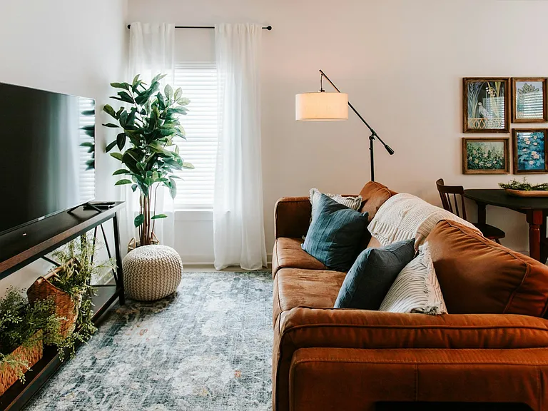 Natural textures and soft light create a calm, welcoming vibe you'll love coming home to.