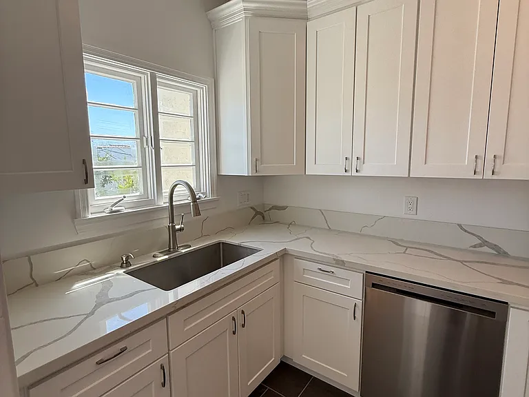 Kitchen Window Faces South for Maximum Light