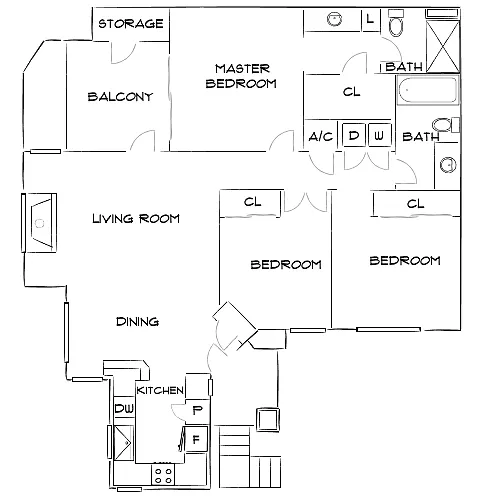 Floor plan Design 3A