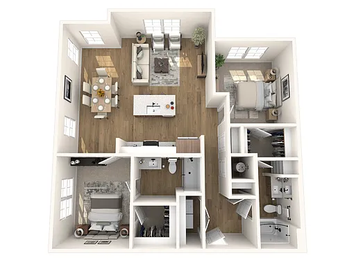 Floor plan B2A