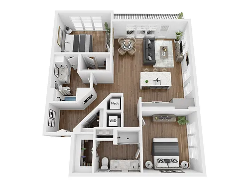 Floor plan B2