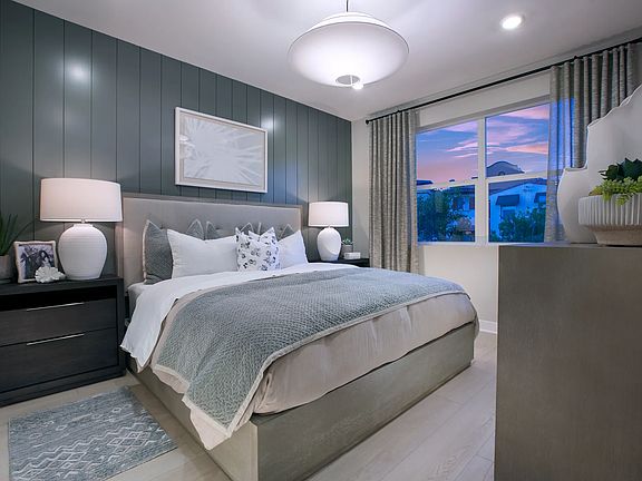 Plan 2 Model Primary Bedroom