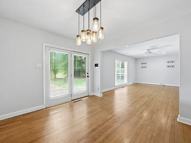 View of Living Room and Door to Patio