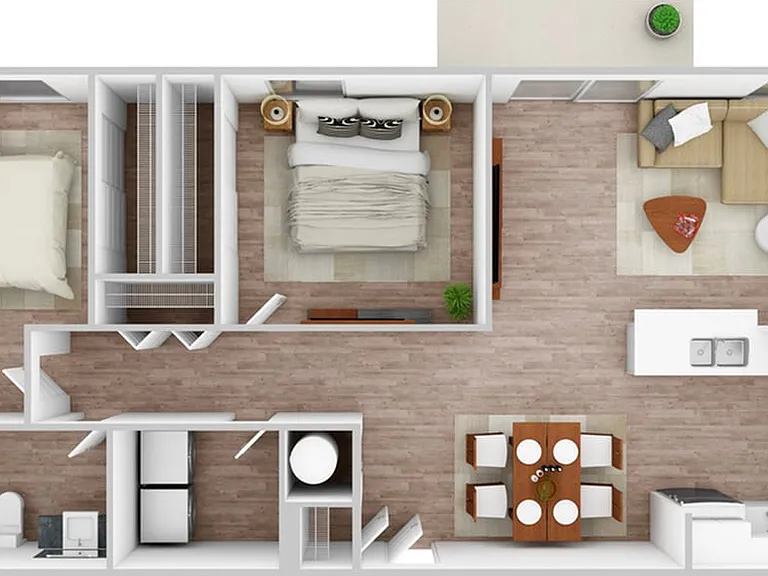 2 Bedroom | 1 Bath | 910 SF 2 Bedroom | 1 Bath | 910 SF