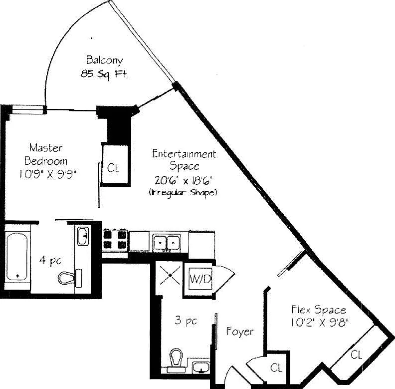 1 bed, 1.5 bath, 798 sqft, $2,850 — Photo 1