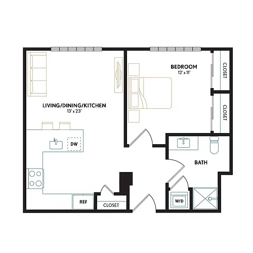 Floor plan A14H