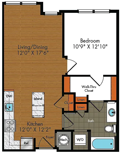 Floor plan A05W-FW