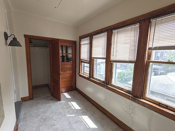 With a closet for extra storage