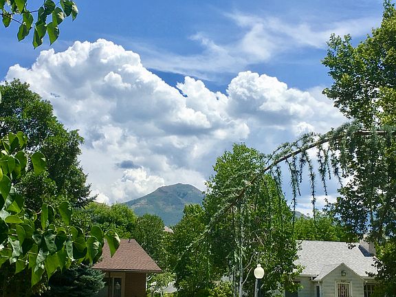 view from the front yard