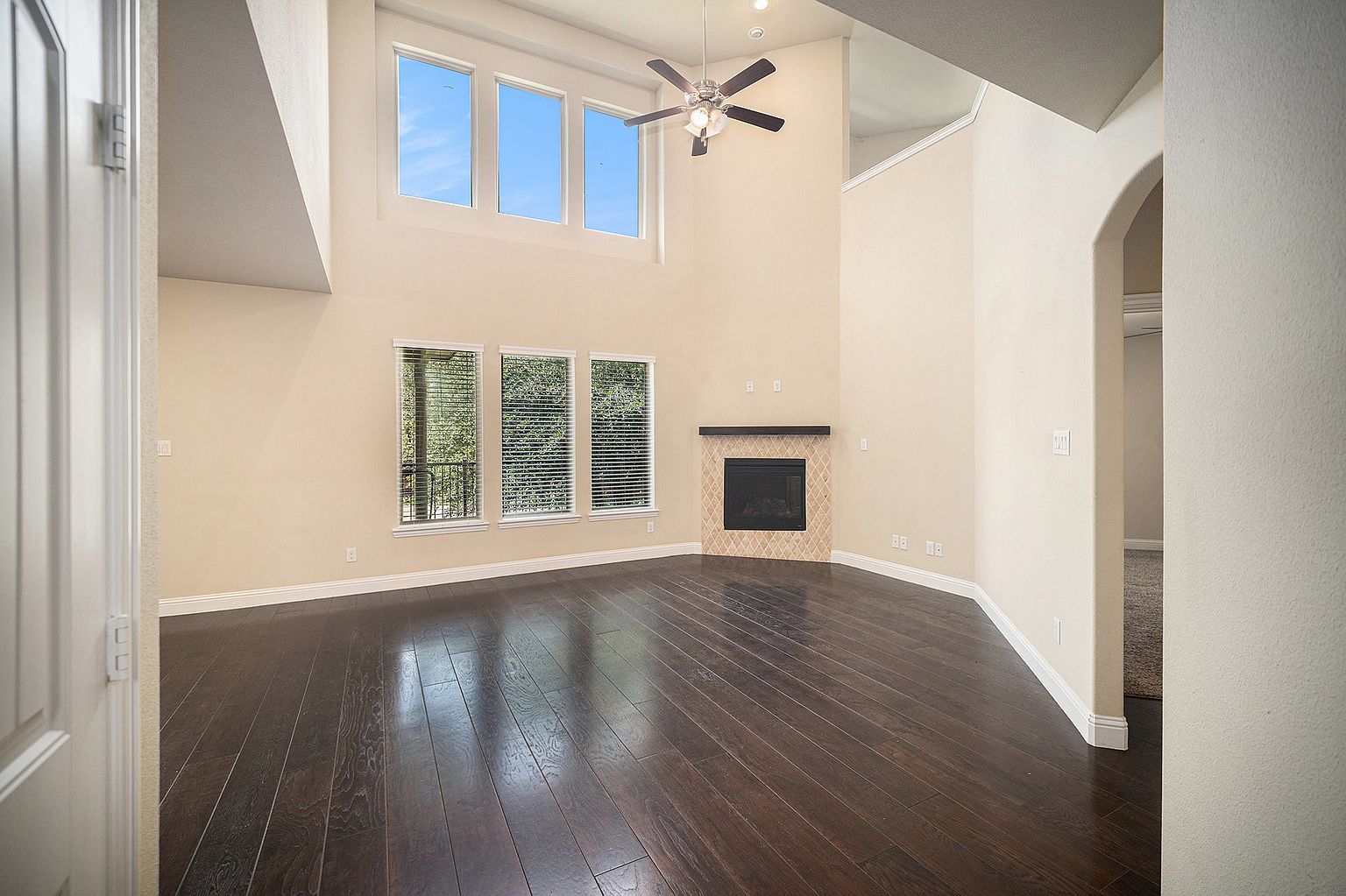 Spacious family home with kitchen and living area