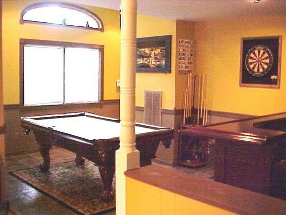Entertainment room with bar 