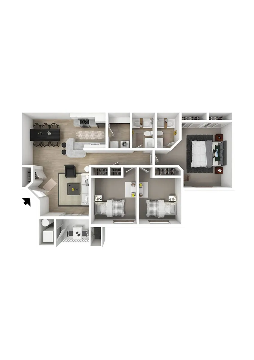Floor plan Buckingham I