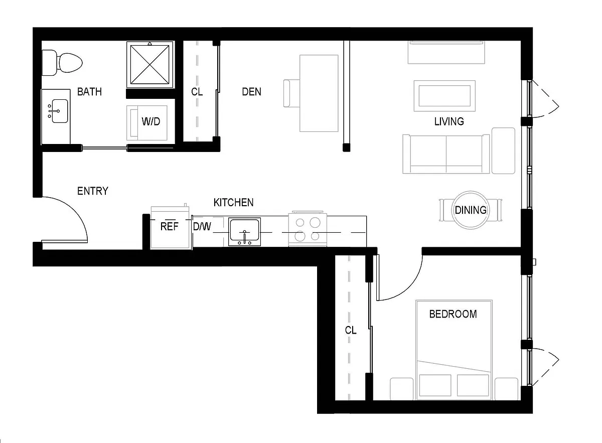 Floor plan 1D - 1DB.2