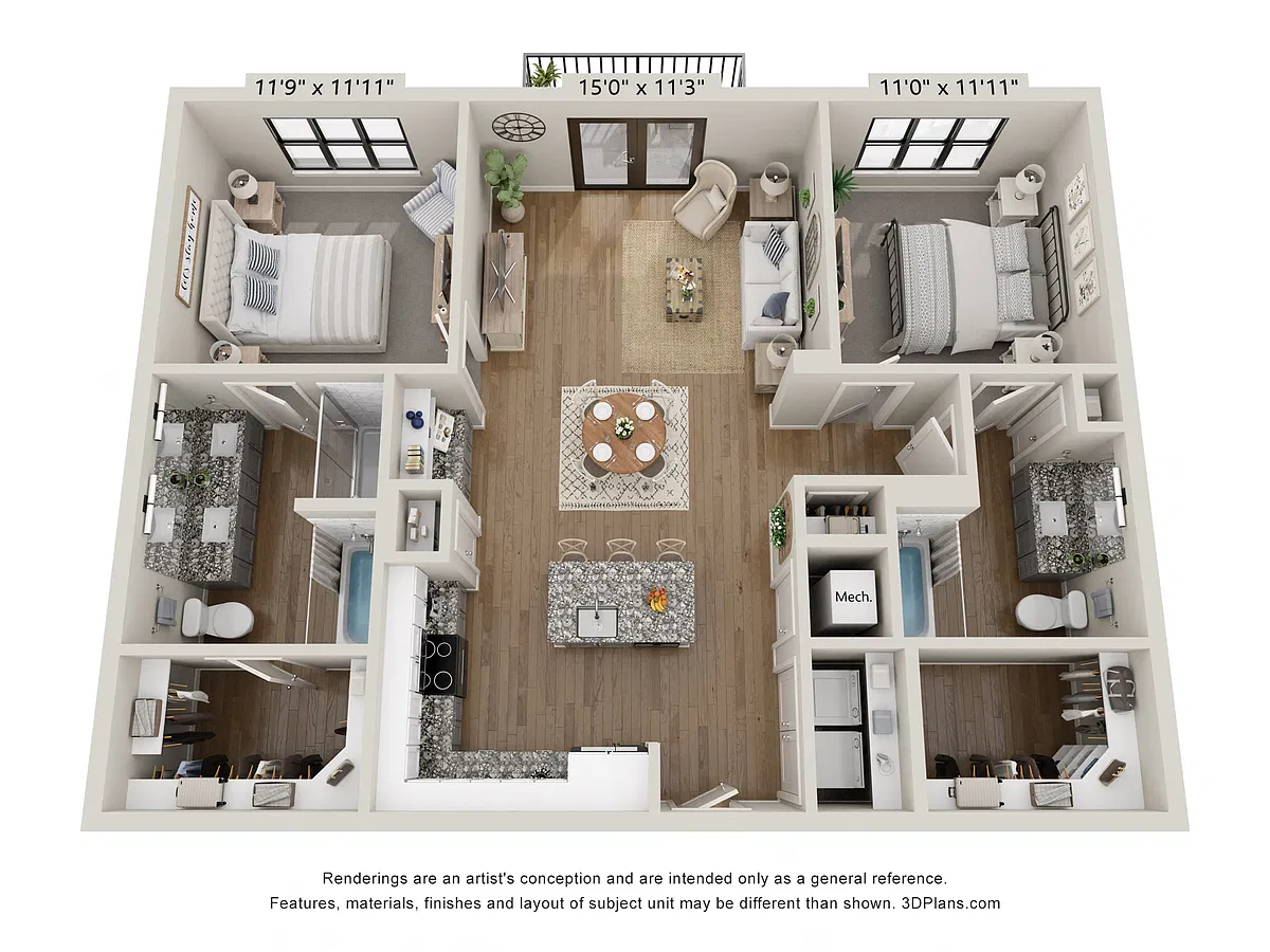 Floor plan B3