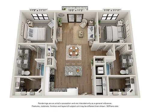 Floor plan B3