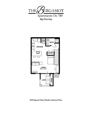 Floor plan Big Pine Key