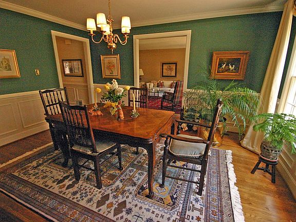 Gracious dining room large enough for 12 