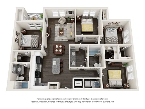 Floor plan D1