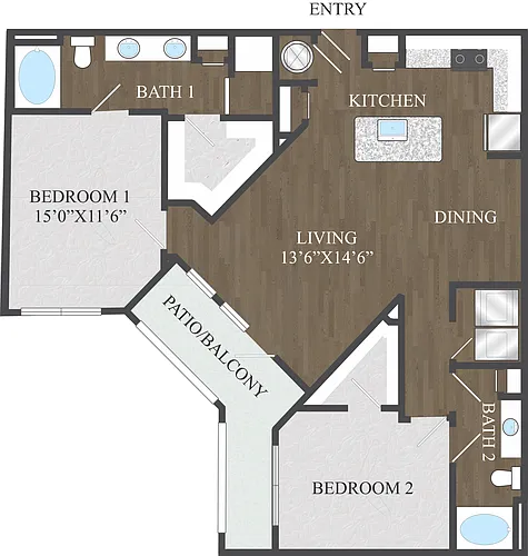 Floor plan B3