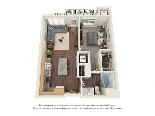 Floor plan 1C
