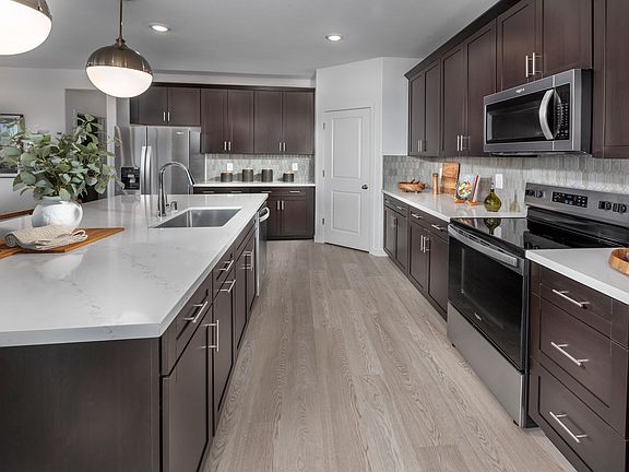 A modeled 5028 plan at a nearby Meritage Community in Oakley, CA