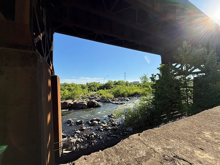 River view from parking garage